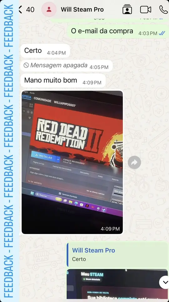 Print da caixinha de pergunta: “Mano, muito bom”